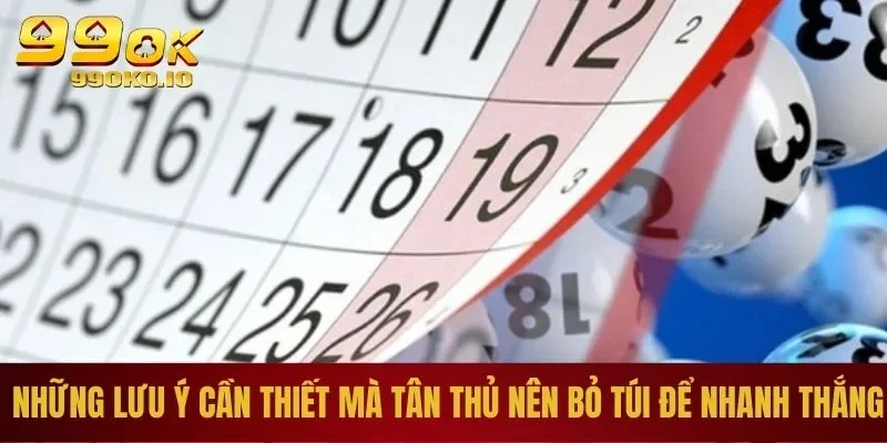 Dàn Đề 60 Số - Cơ Hội Đổi Đời Cực Khủng Cho Tân Binh 2025 3 Lưu ý khi dùng dàn đề 60 số